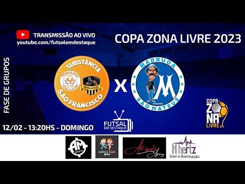 SUBSTANCIA X MADRUGA - COPA ZONA LIVRE #futsalemdestaque