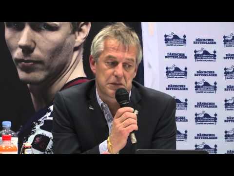 Pressekonferenz nach dem Lemgo Spiel