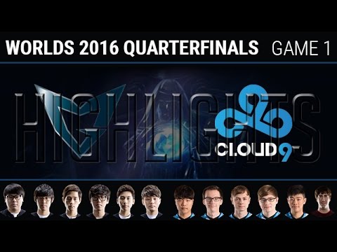 Samsung Galaxy vs Cloud 9 Highlights Game 1, S6 Worlds 2016 Quarter final Highlights, SSG vs C9 G1