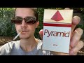 Smoking A Pyramid Red Cigarette Review