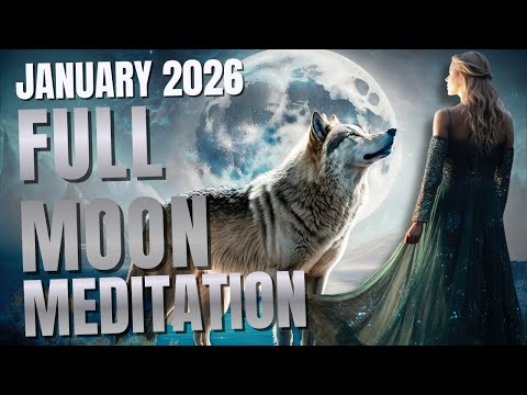 Wolf Full Moon in Cancer Meditation January 2026 | Meet Your Wolf Spirit + Release Stress