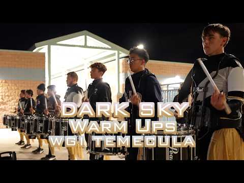 2026 Dark Sky Percussion Warm Ups WGI Temecula 2-21-26