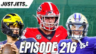 New York Jets Avoiding This Prospect, NFL Draft Rumors | Just Jets Ep 216