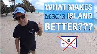 MSC's Private Island Ocean Cay is BETTER Than Perfect Day at Coco Cay? Cruise Ship Island Smackdown