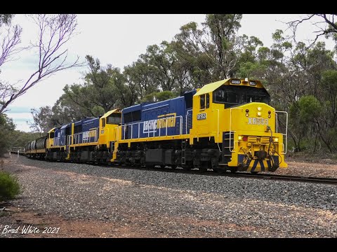 Triple Pacific National XR Classes on 9159 North Geelong to Boort grain- 30/1/21
