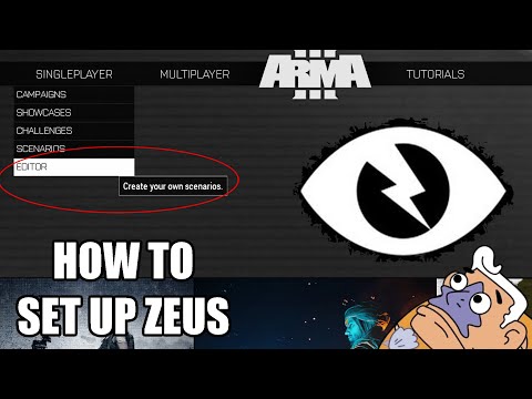 How to Set Up ZEUS / GAME MASTER in Arma 3 | Basic Eden Editor Tutorial