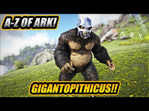 A-Z Of Ark! The GIGANTOPITHICUS, The Armor Shredding Ape!! || Ark Survival Evolved!