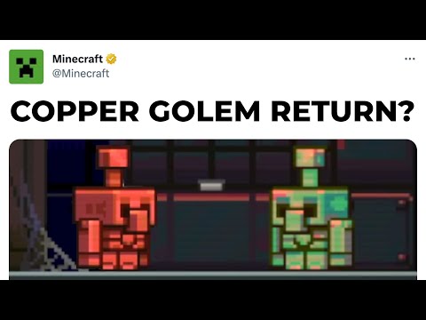 EPIC MINECRAFT COPPER GOLEM RETURN TEASED! + 1.21 RELEASE DATE!