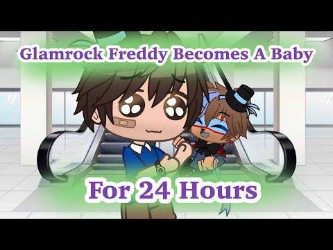 Glamrock Freddy Becomes A Baby For 24 Hours - FNAF SB