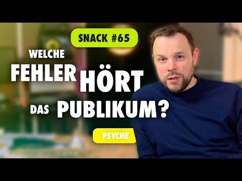 CBM Snack 65 - Welche Fehler hört das Publikum eigentlich und warum?