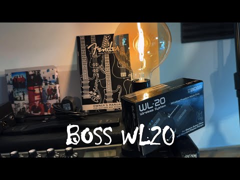 Boss WL-20 Wireless Guitar System 2018 - Black image 4