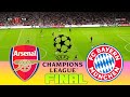 ARSENAL vs BAYERN MUNICH | Quarter Final | Uefa Champions League 2023/24 Football Match