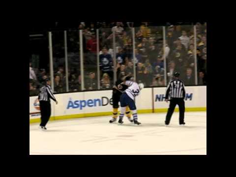 Jay Rosehill vs Milan Lucic hockey fight march 31st 2011