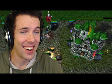 Just how good is Castle Fight? Grubby plays for first time - WC3
