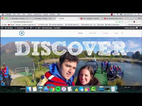 Create Website Style Homepage for Blog or Website - WordPress