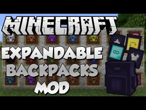ALL THE STORAGE | Minecraft - Expandable Backpacks Mod [Mod Review]