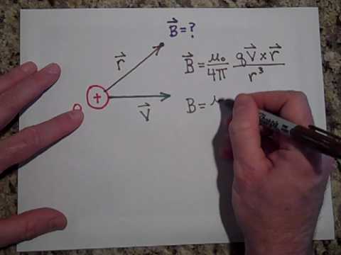 Calculating the Magnetic Field Due to a Moving Point Charge