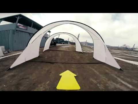 Drone Race Course Crash