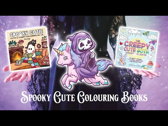 Vídeo relacionado con Creepy Cutie: Coloring Book for Adults and Teens Featuring Goth Kawaii and Spooky Cute Creatures of All Kinds and Many More