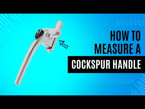 Cockspur Window Handle Fitting, How to Measure The Stack Height Correctly
