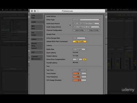 Ultimate Ableton Live 9: Part 2 - Recording & Warping : Hardware Setup