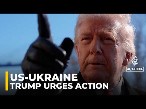 Trump says US negotiating with Europe on Greenland, urges Zelenskiy to ‘move’ on peace deal