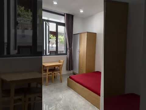 Serviced apartment, big window on Truong Sa street