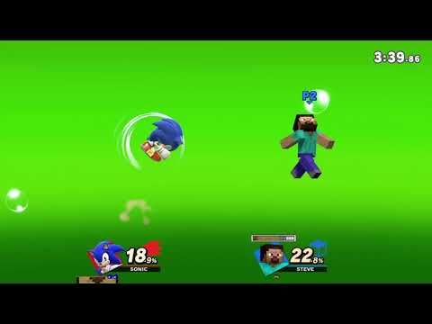 SSBU: Sonic vs. Steve
