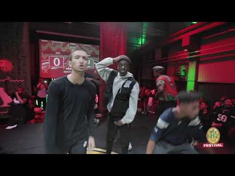 HipHop Kingz Festival 2018 | DEA ( FR ) vs Pigeons ( NL ) | Crew battle