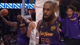 [花邊] LeBron 空切拉竿繞過Lively暴扣