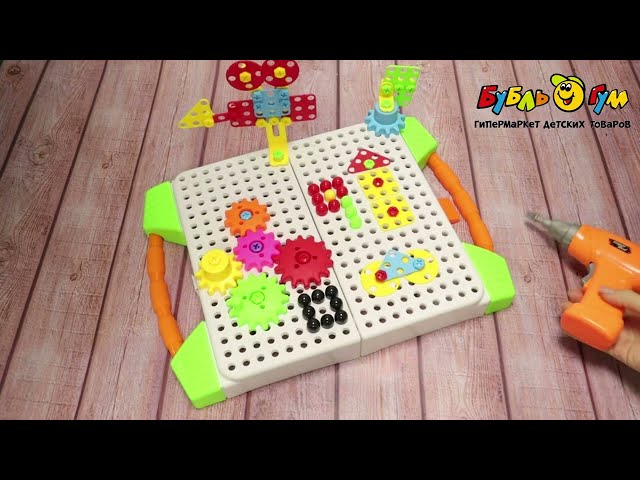 Конструктор Lanson Toys Веселые шестеренки с шуруповертом с 3лет - видео