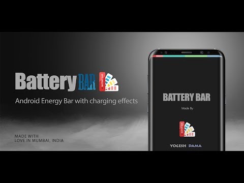 Battery Bar : Energy Bars on Status bar Video