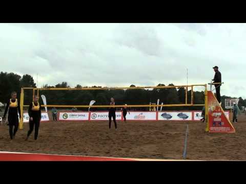 Beach Volleyball EEVZA 2014 Russia Abalakina-Dabizha and Sulima-Udovenko