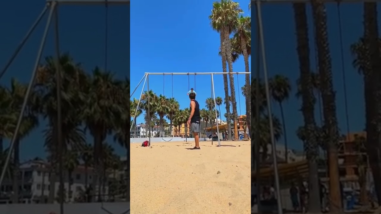 Highest swing jump EVER! #shorts