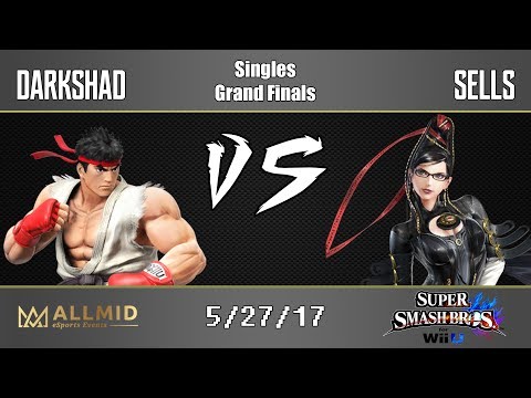 AllMid: SftS - Darkshad(Ryu) Vs. Sells(Beyonetta) - Singles Grand Finals