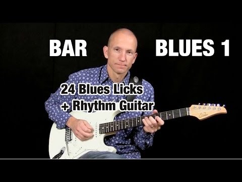 Learn 24 Reusable Blues Licks - Bar Blues 1 - excerpt from full course