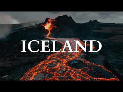 Iceland 4k drone trip | Iceland Bird Eye View | iceland volcano 4k drone