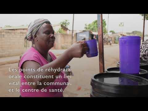Les points de réhydratation orale au cœur de la lutte contre le choléra à Lusaka, Zambie