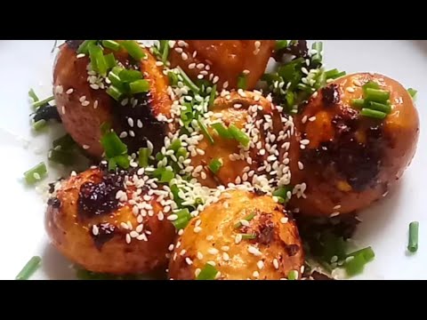 FLAVORFUL HARD BOILED EGGS / TIGER SKIN EGGS PINOY STYLE / FRIED BOILED EGGS