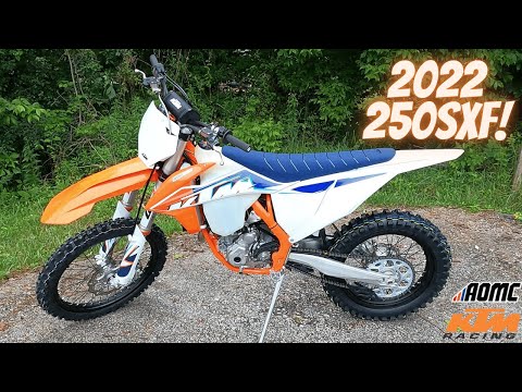 2022 KTM 250 SXF | Walkaround Updates and First Start! (4K)