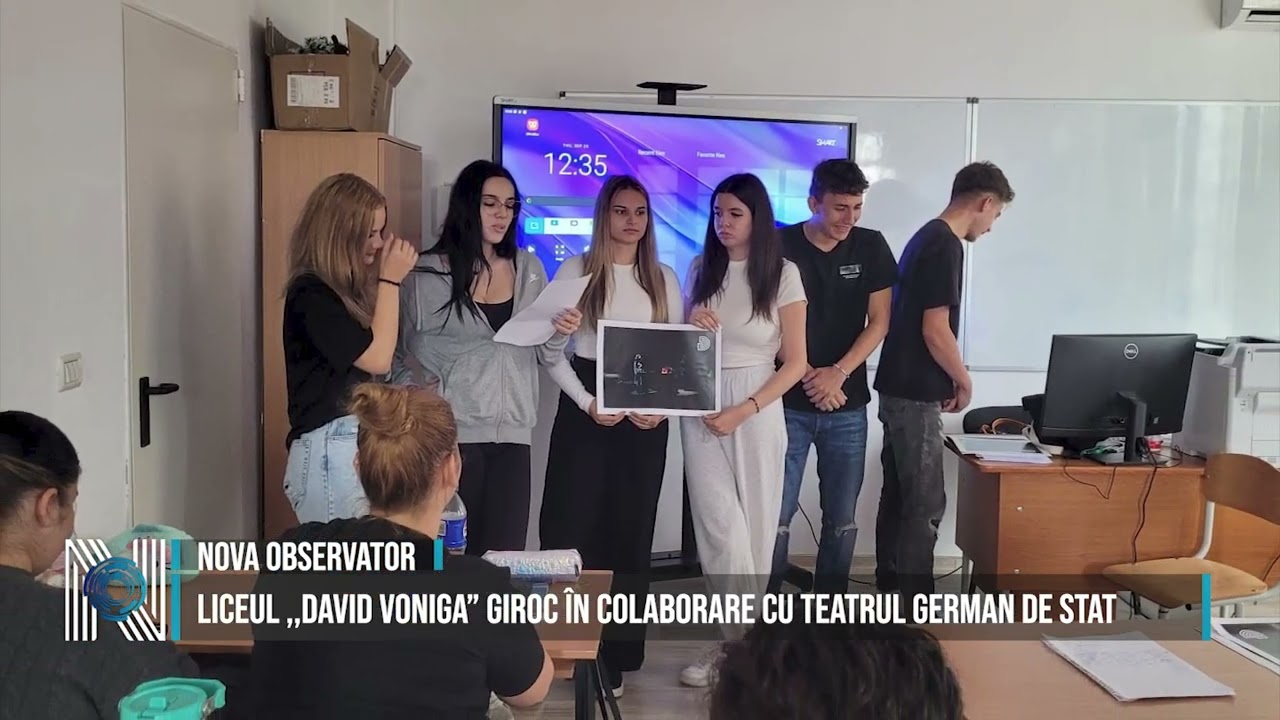 Liceul ,,David Voniga” Giroc în colaborare cu Teatrul German de Stat