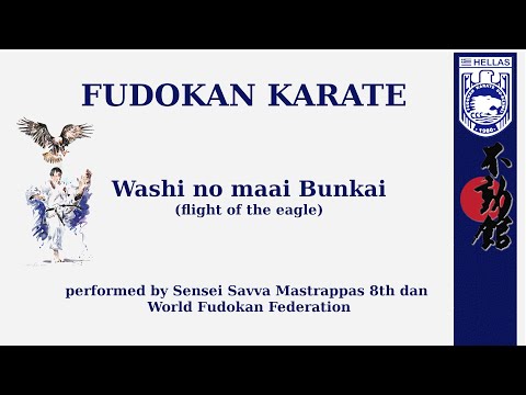 Washi no maai Bunkai Shotokan Fudokan Karate