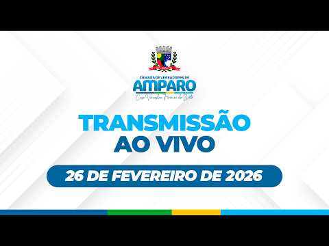 1ª Sessão Ordinária - Câmara de Vereadores de Amparo-PB - 26/02/2026