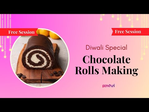 Diwali Special Chocolate Rolls Making | Dessert Making | Live Session | Ask Pankhuri