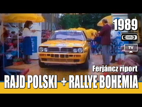 46. Rajd Polski + 16. Rallye Bohemia 1989.  Ferjáncz Attila - dr. Tandari János   -   RallyeShop.hu