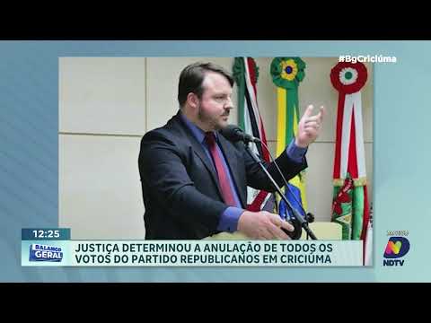 Anulação de votos impacta composição da câmara de criciúma