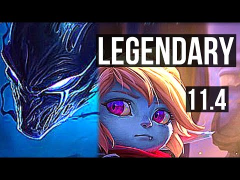 NOCTURNE vs POPPY (JUNGLE) | 73% winrate, 20/4/10, Legendary | BR Master | v11.4