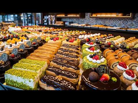 Awesome! Turkish Pastry & Cake Making! Decoration, Process and Secrets