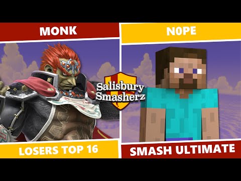 SBY100: Losers Top 16 - Monk (Ganondorf) Vs. n0pe (Steve) SSBU