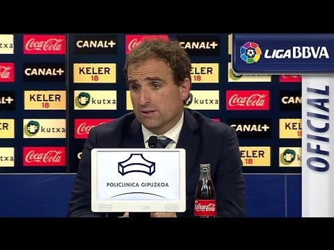 Press Conference Arrasate after Real Sociedad (1-2) Villarreal CF - HD